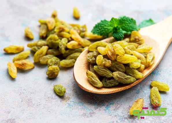 توزیع کننده کشمش سبز قلمی کاشمر